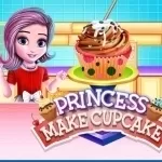 PRINCESS MAKE CUP CAKE